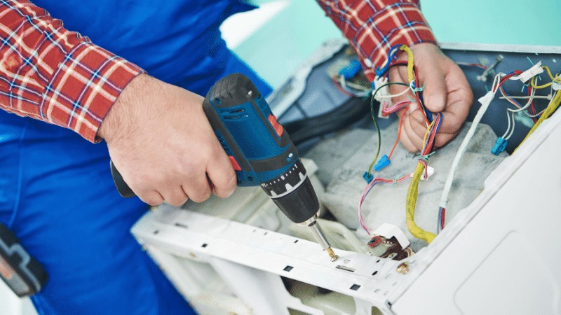 Şereflikoçhisar Samsung Samsung çamaşır makinesi kart tamiri – Su almama arızası orijinal parça ile giderildi. - Teknik servis örneği